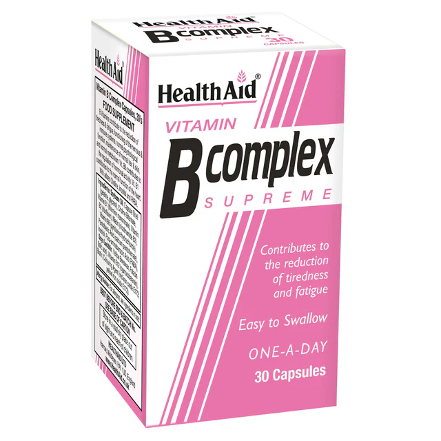 Vitamin B Complex Supreme 30's.
