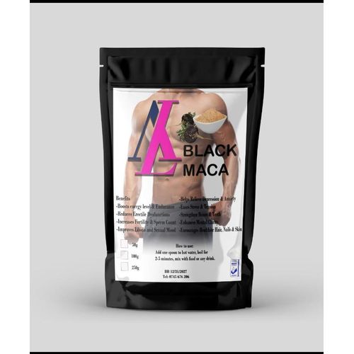 Allysa?s Black Maca ? Men?s Energy, Strength & Fertility Booster ? 200g