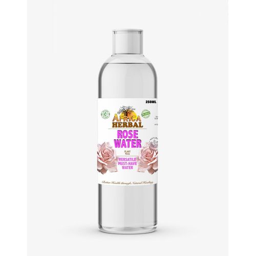 Africa Herbal Meds ROSEWATER 100% PURE/ALCOHOL-FREE 250ml