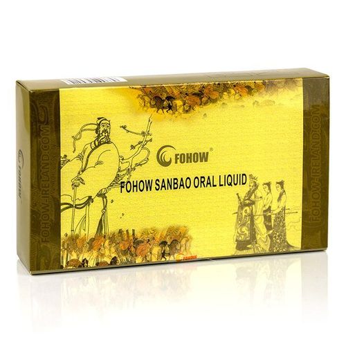 Fohow Sanbao Cordyceps Oral Liquid ? Reishi, Ganoderma & Shiitake Tonic (4x30ml)