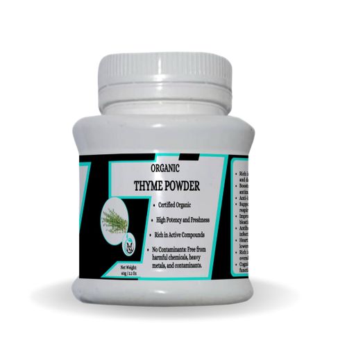 Mekis Naturals Thyme Powder - 100% Pure,Relieves Coughs And Respiratory Issues