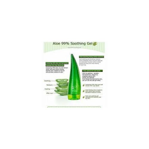 Organic ALOE VERA SOOTHING GEL High Moisturizing Replenishes 260ml - image 3
