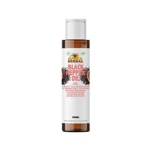 Africa Herbal Meds BLACK PEPPER CARRIER OIL 250ml