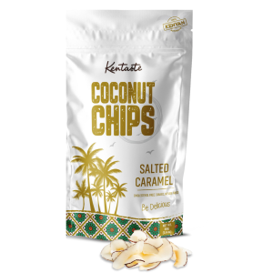 Kentaste Coconut Chips Salted Caramel 40g