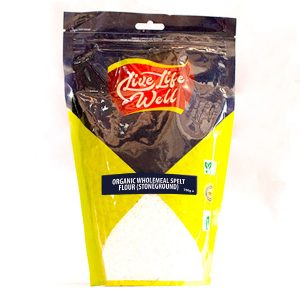 LIVE LIFE W ORG STONEGROUND W/MEAL SPELT FLOUR 750GM