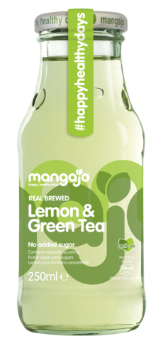 Mangajo Lemon & Green Tea 250Ml Glass
