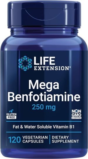 Life Extension Mega Benfotiamine 250mg 120S