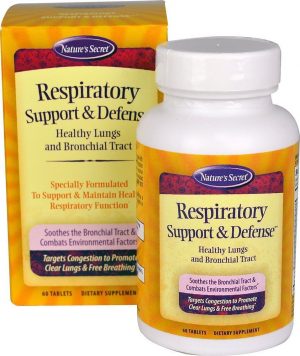 Natures Secret Respiratory Support & Defense 60Ct