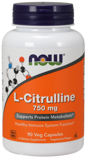 Now L-Citrulline 750Mg 90 Veg Caps