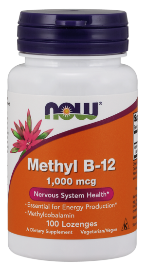 Now Methyl B-12 1000Mcg 100Lozenges