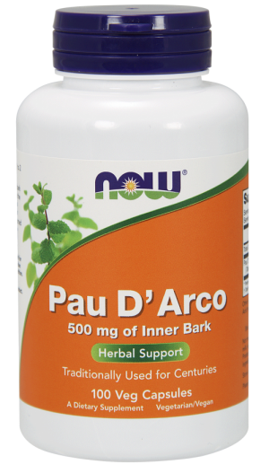 Now Pau D Arco 500Mg 100Caps