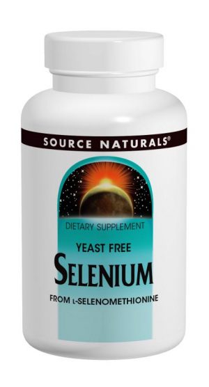 Source Naturals Selenium Yst Free 200Mcg 60T