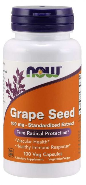 Now Grapeseed 100Vegecaps