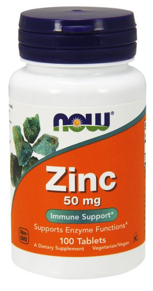 Now Zinc 50Mg 100Tabs