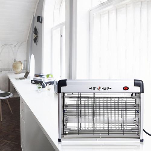 Indoor Electric Bug Zapper Mosquito Lamp with Removable Bottom Tray