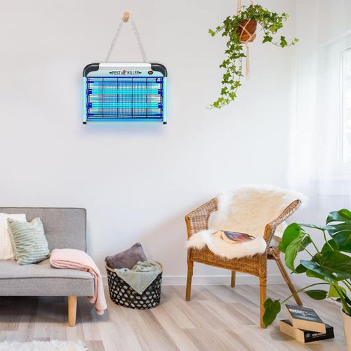 Indoor Electric Bug Zapper Mosquito Lamp with High-Voltage Grid Power